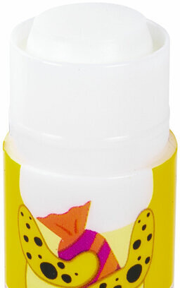 Клей-карандаш "Зверята: панда, слон, леопард" 9 г, фигурный колпачок, 3 шт./блистер, BRAUBERG KIDS, 272473