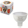 Лампа светодиодная ЭРА, 8 (50) Вт, цоколь GU5.3, MR16, теплый белый свет, 30000 ч., LED smdMR16-8w-827-GU5.3