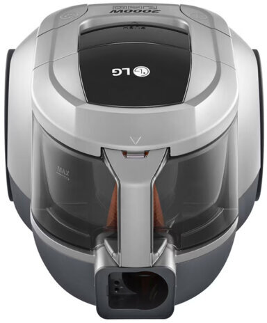 Пылесос LG VC5420NNTS с контейнером "циклон", 2000 Вт, мощность всасывания 380 Вт, серебристый/черный