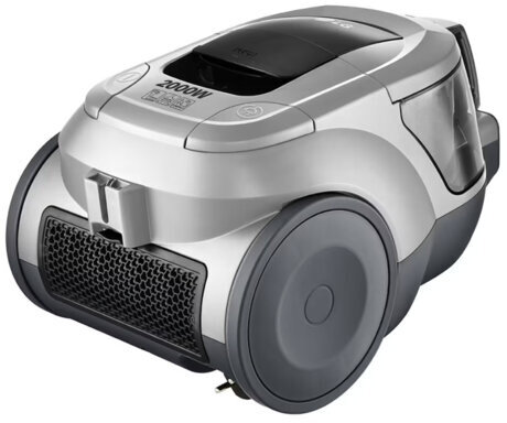 Пылесос LG VC5420NNTS с контейнером "циклон", 2000 Вт, мощность всасывания 380 Вт, серебристый/черный