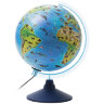 Глобус зоогеографический GLOBEN "Классик Евро", диаметр 250 мм, с подсветкой, детский, Ке012500270