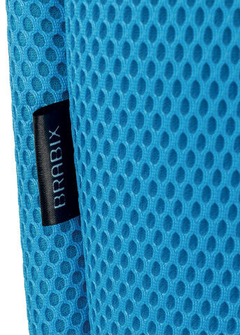 Кресло детское BRABIX "Joy MG-204W", без подлокотников, пластик белый, ткань TW, голубое, 533012