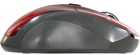 Мышь беспроводная DEFENDER ACCURA MM-965, USB, 5 кнопок + 1 колесо-кнопка, оптическая, красно-серая, 52966
