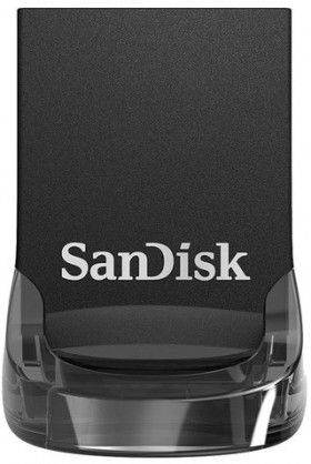 Флеш-диск 16 GB SANDISK Ultra Fit USB 3.0, черный, CZ430-016G-G46