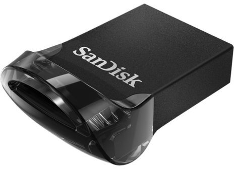 Флеш-диск 16 GB SANDISK Ultra Fit USB 3.0, черный, CZ430-016G-G46