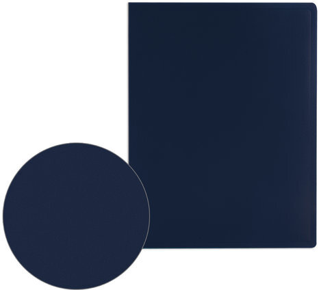 Папка 100 вкладышей STAFF, синяя, 0,7 мм, 225712