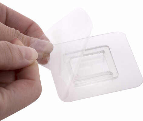 Ершик для унитаза силиконовый FLAT TYPE (плоский) напольный / настенный с креплением, LAIMA, 608131