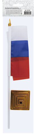 Флаг России настольный 14х21 см, без герба, BRAUBERG, 550184, RU22