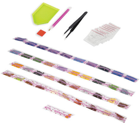 Картина стразами (алмазная мозаика) 40х50 см, ОСТРОВ СОКРОВИЩ "Лавандовое поле", на подрамнике, 662426