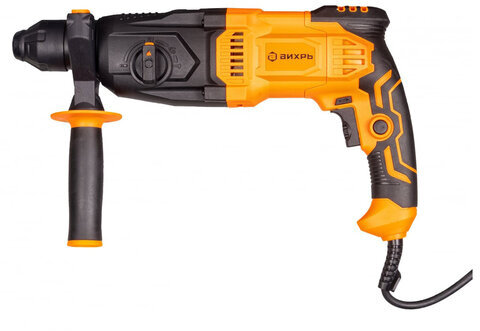 Перфоратор сетевой, 1000 Вт, 1100 об/мин, 4900 уд/мин, патрон SDS PLUS, ВИХРЬ П-1000К 72/3/7