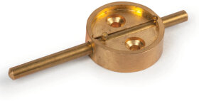 Опечатывающее устройство со штоком, диаметр 27 мм, длина штока 7 см, латунь