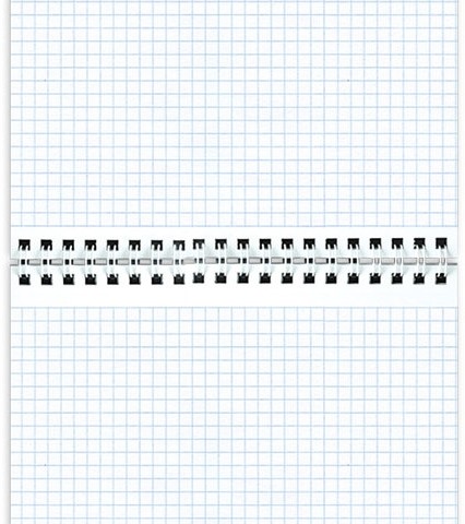 Блокнот БОЛЬШОЙ ФОРМАТ А4 200х290 мм, 80 л., гребень, картон, жесткая подложка, клетка, ОФИСМАГ, темно-синий, 129865