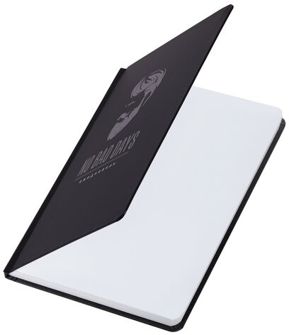 Ежедневник недатированный с резинкой А5 (145х203 мм), BRAUBERG, твердый, 128 л., "Барбер", 114559