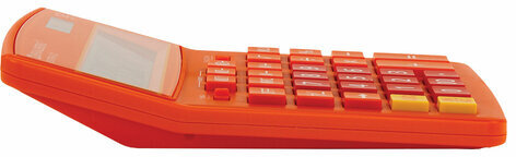 Калькулятор настольный BRAUBERG EXTRA-12-RG (206x155 мм), 12 разрядов, двойное питание, ОРАНЖЕВЫЙ, 250485