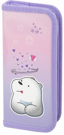 Пенал ПИФАГОР, 1 отделение, ламинированный картон, 19х9 см, &quot;White bear&quot;, 271098