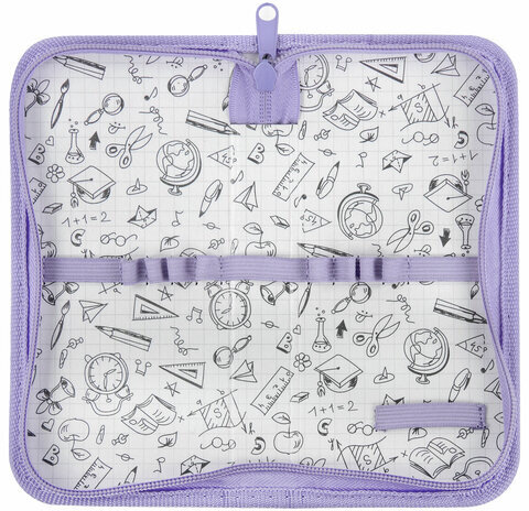 Пенал ПИФАГОР, 1 отделение, ламинированный картон, 19х9 см, "White bear", 271098