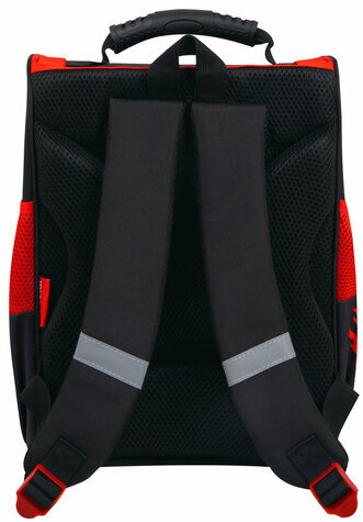 Ранец ПИФАГОР BASIC, 1 отделение, 3 кармана, эргономичная спинка, "Cool wheels", 35х28х18 см, 272045