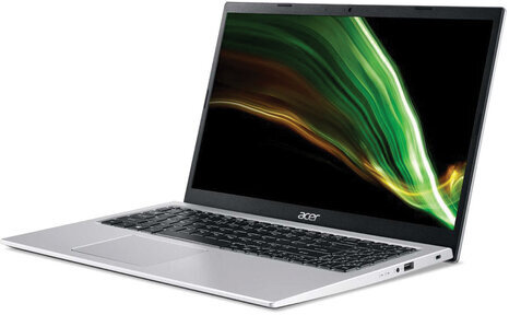 Ноутбук ACER Aspire 3 A315-58 15,6", Core i5 1135G7 8 Gb, SSD 256 Gb, NO DVD, no OS, серебряный, NX.ADDEM.00E