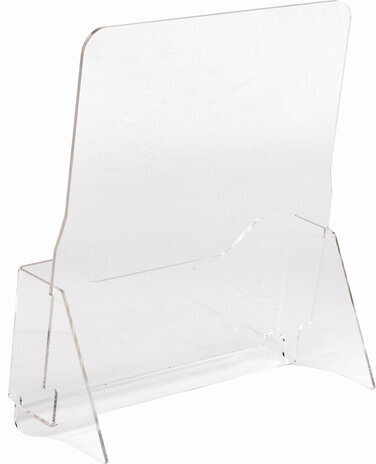 Подставка настольная для рекламных материалов (240х215х32 мм), А4, STAFF, 291172