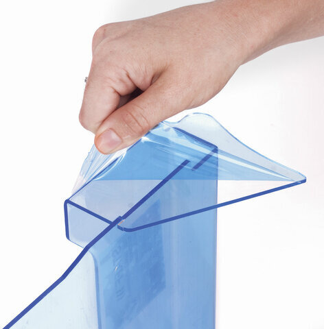 Подставка настольная для рекламных материалов (240х215х32 мм), А4, STAFF, 291172