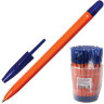 Ручка шариковая "111", СИНЯЯ, корпус оранжевый, узел 1,2 мм, линия письма 1 мм, РС11