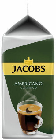 Кофе в капсулах JACOBS Americano для кофемашин Tassimo, 16 порций, 4000857