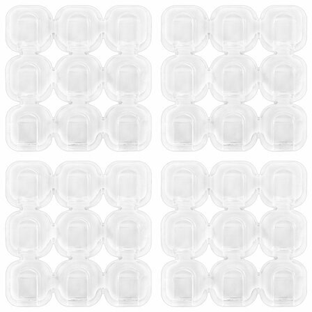 Крючки самоклеящиеся для гирлянд и проводов 1,5х1,5 см, КОМПЛЕКТ 36 шт., LAIMA Home, 608796