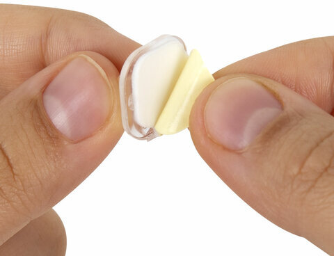 Крючки самоклеящиеся для гирлянд и проводов 1,5х1,5 см, КОМПЛЕКТ 36 шт., LAIMA Home, 608796