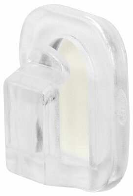 Крючки самоклеящиеся для гирлянд и проводов 1,5х1,5 см, КОМПЛЕКТ 36 шт., LAIMA Home, 608796