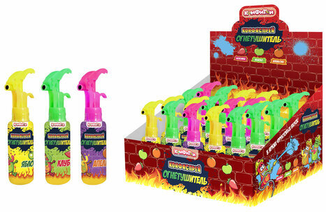 Жидкая карамель "ОГНЕТУШИТЕЛЬ КОНФИСПРЕЙ", 25 мл, КОНФИТОЙ, КТ94266