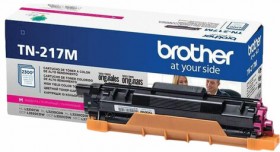 Картридж лазерный BROTHER (TN217M) HLL3230CDW/DCPL3550CDW/MFCL3770CDW, пурпурный, оригинальный, ресурс 2300 страниц