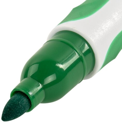 Маркеры стираемые для белой доски НАБОР 4 ЦВЕТА, BRAUBERG "SOFT LITE", 3 мм, резиновая вставка, 152107