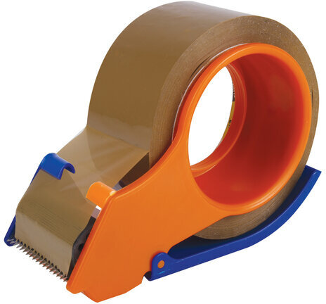 Диспенсер для клейкой упаковочной ленты, шириной до 50 мм, STAFF "EVERYDAY", 440123