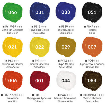 Гуашь художественная BRAUBERG ART CLASSIC, НАБОР 12 цветов в баночках по 22 мл, 191585