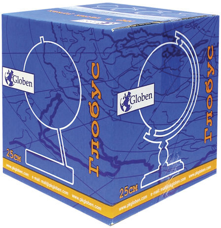 Глобус физический/политический GLOBEN "Классик Евро", диаметр 250 мм, с подсветкой, Ке012500191