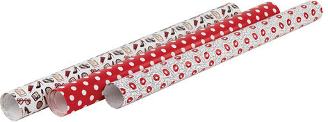 Бумага упаковочная мелованная НАБОР 3 шт., "For Women", 70х100 см, 3 дизайна, ЗОЛОТАЯ СКАЗКА, 592065