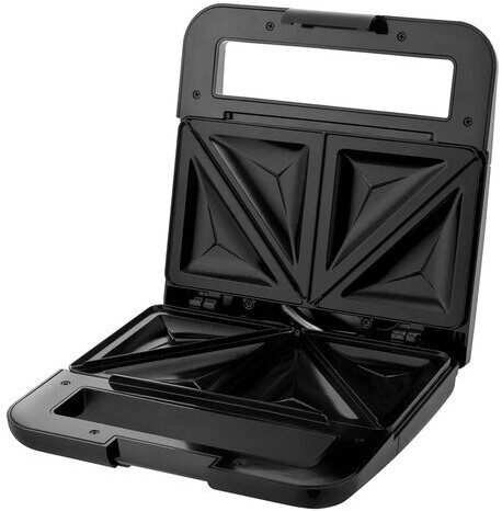 Тостер-сэндвичница BRAYER BR2200, 750 Вт, 4 тоста, пластик, черная