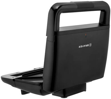 Тостер-сэндвичница BRAYER BR2200, 750 Вт, 4 тоста, пластик, черная