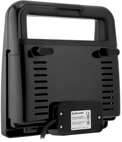 Тостер-сэндвичница BRAYER BR2200, 750 Вт, 4 тоста, пластик, черная