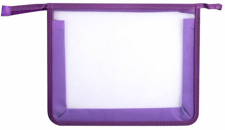 Папка для тетрадей ПИФАГОР А5, 1 отделение, пластик, на молнии, "Awesome", 271494