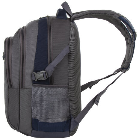Рюкзак BRAUBERG "MainStream 2", 35 л, размер 45х32х19 см, ткань, серо-синий, 224446