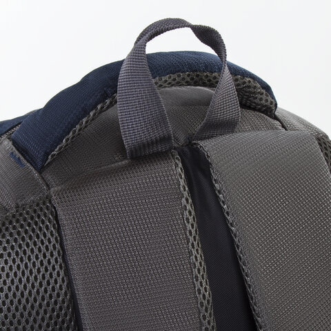 Рюкзак BRAUBERG "MainStream 2", 35 л, размер 45х32х19 см, ткань, серо-синий, 224446