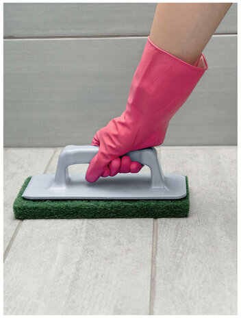 Перчатки латексные КЩС, прочные, хлопковое напыление, размер 9,5-10 XL, очень большой, красные, HQ Profiline, 73588