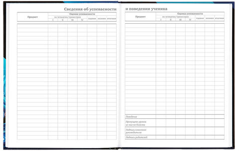 Дневник 5-11 класс 48 л., твердый, BRAUBERG, глянцевая ламинация, с подсказом, "Hi-Tech", 106394