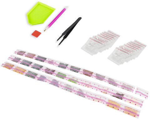 Картина стразами (алмазная мозаика) 40х50 см, ОСТРОВ СОКРОВИЩ "Тигр", на подрамнике, 662427