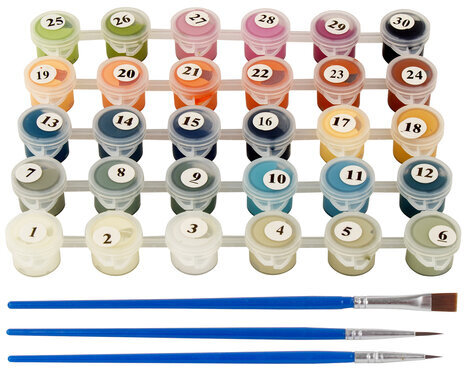 Картина по номерам 40х50 см, ОСТРОВ СОКРОВИЩ "Романтика вечера", на подрамнике, акрил, кисти, 662889