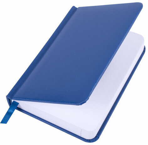 Ежедневник недатированный МАЛЫЙ ФОРМАТ А6 (100x150 мм) BRAUBERG "Select", балакрон, 160 л., синий, 111686