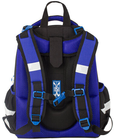 Ранец BRAUBERG PREMIUM, 2 отделения, с брелком, "Football champion", 3D панель, 38х29х16 см, 229911