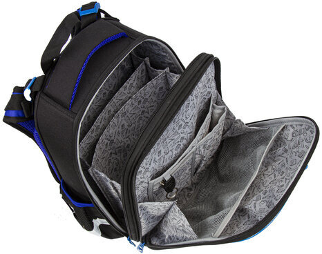 Ранец BRAUBERG PREMIUM, 2 отделения, с брелком, "Football champion", 3D панель, 38х29х16 см, 229911