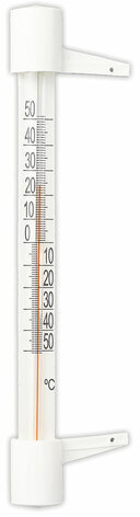 Термометр оконный, крепление на гвозди, диапазон от -50 до +50°C, ПТЗ, ТБ-202